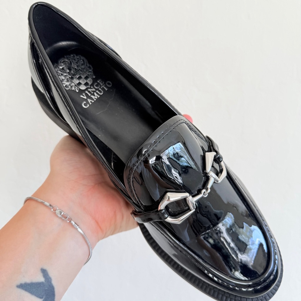 Vince Camuto Women's Black Elpia Loafers Size 10 NWOT - Picture 3 of 9